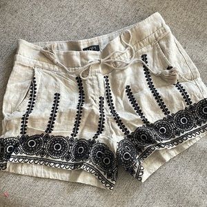 Size 00 Linen Shorts from LOFT